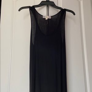 Black maxi dress